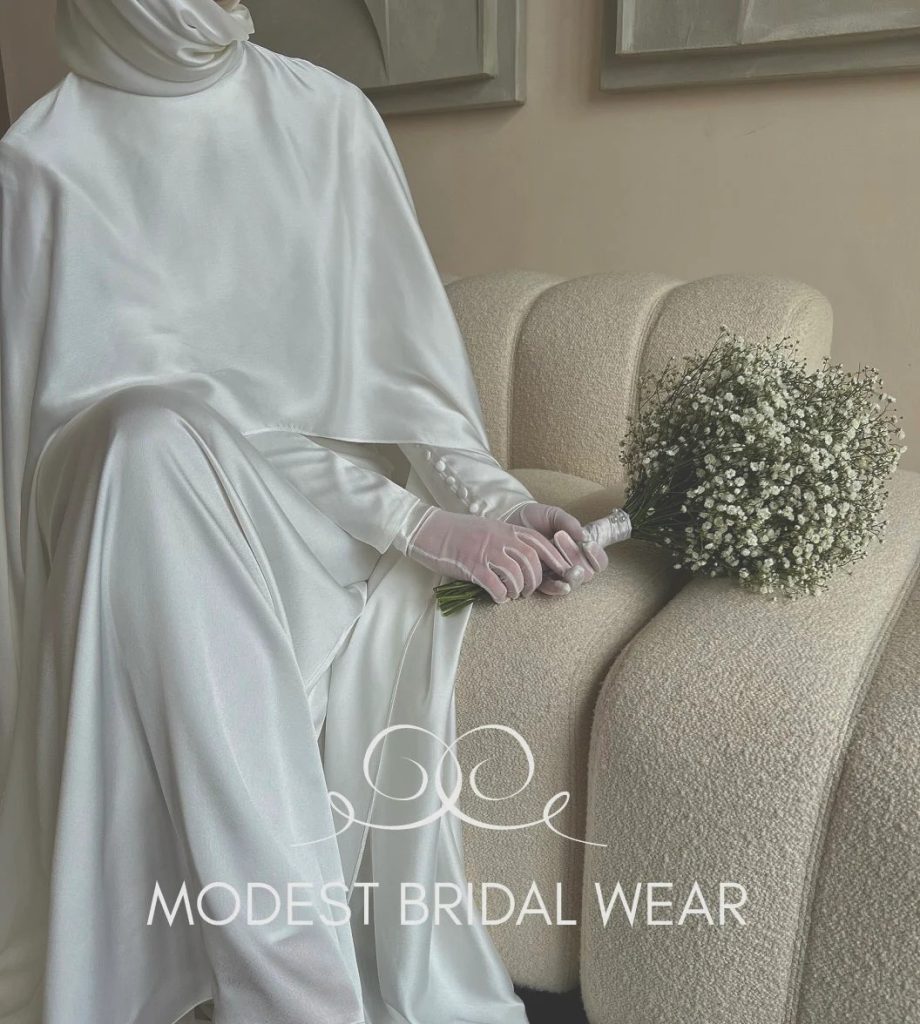 Timeless modest bridal styles for a poised wedding