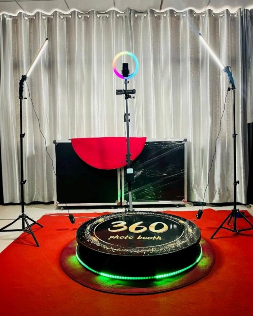 Capture unforgettable memories with a dynamic 360 booth in Lancashire