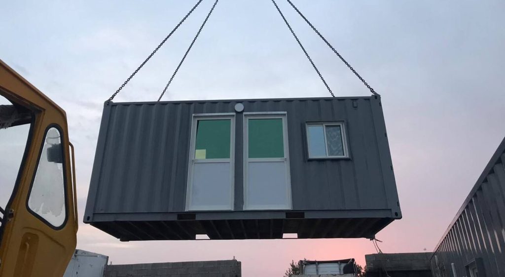 Safe, adaptable portable cabins for office use