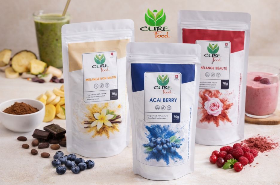 Super Aliments Bio Suisse : Bienfaits et Sélection Premium sur Curefood.ch Super Aliments Bio Suisse : Bienfaits et Sélection Premium sur Curefood.ch