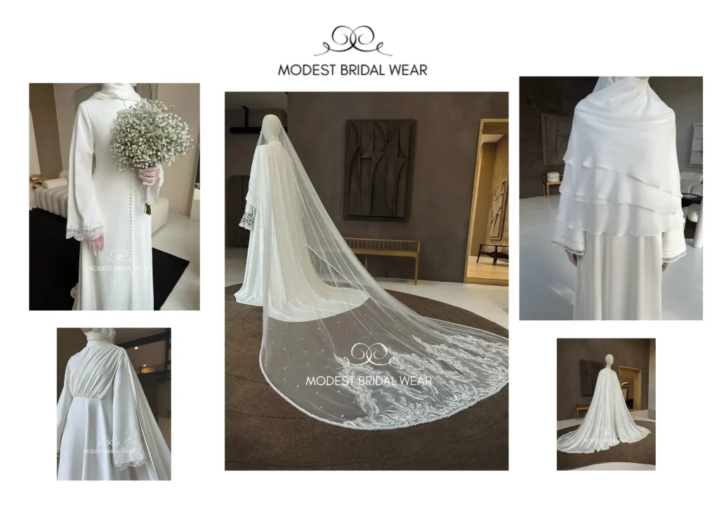 Elegant Bridal Hijab Styles for a Stunning and Modest Wedding Look