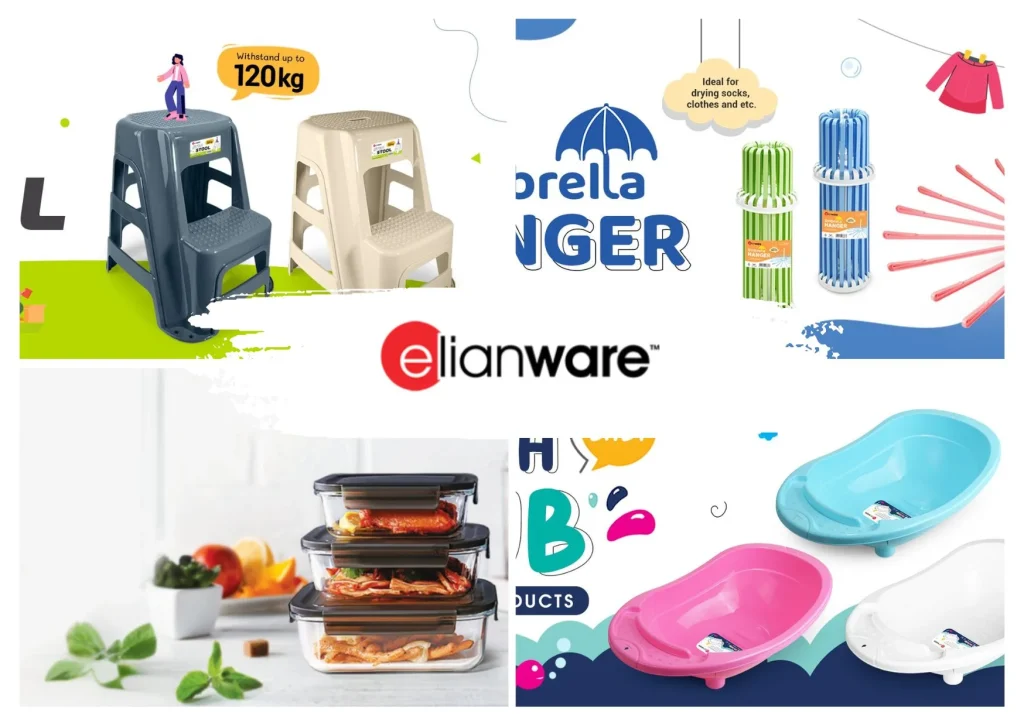 Buy Plastic Container for Food Storage and Organization at Elianware.com