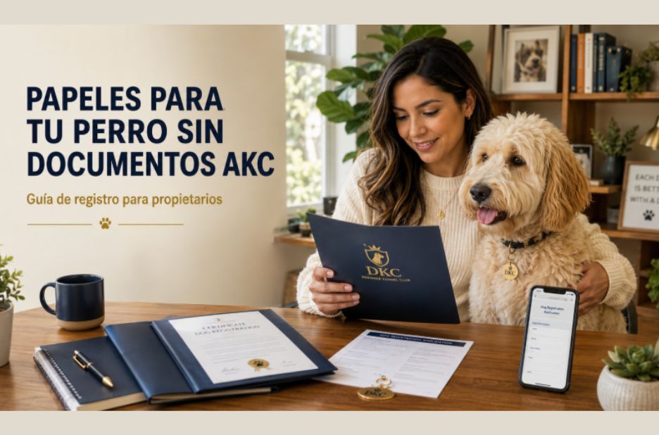 Cómo obtener papeles para tu perro sin documentos AKC y registrar su historial local Cómo obtener papeles para tu perro sin documentos AKC y registrar su historial local